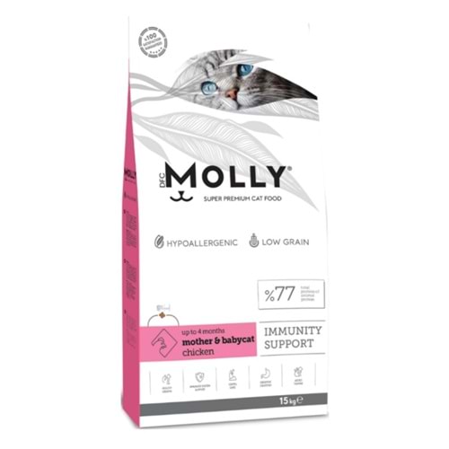 Molly Anne & Bebek Tavuklu Kedi Maması 15 Kg