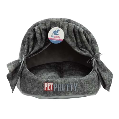Comfort Perdeli Yuva Yatak Gri