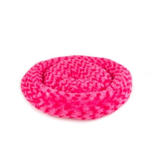 Simit Yatak Peluş Şeker Pembe 55x55 cm