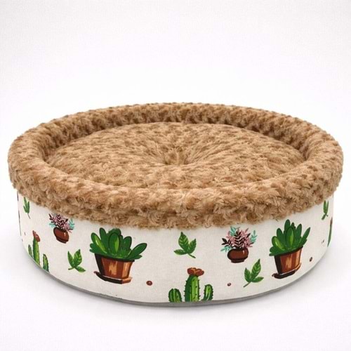 Speciel Peluş Simit Yatak A. Kahve 50x50x15