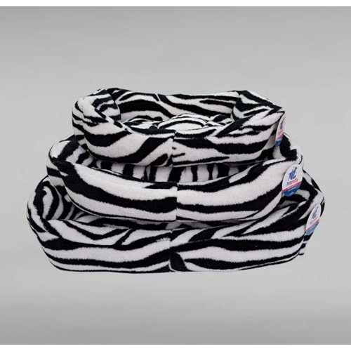 Zebra Peluş Koltuk Yatak 3lü Seri