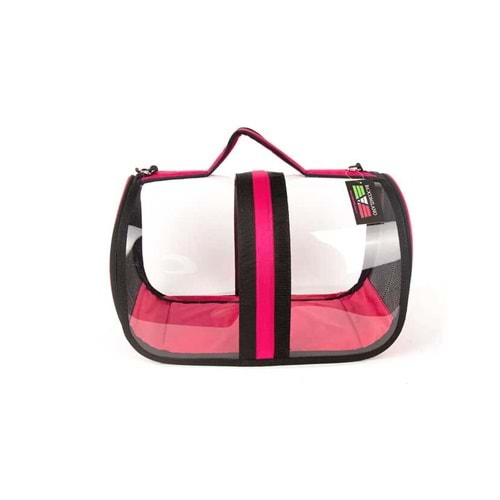 Bacco Milano Şeffaf Çanta Pembe 44x28x28