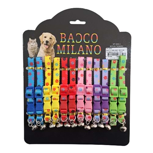 Bacco Milano Boyun Tasması Baskılı 12li
