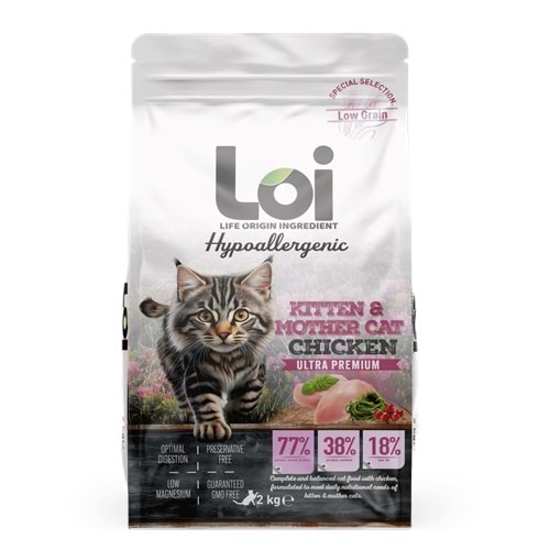 Loi Tavuklu Yavru Kedi Maması 2 Kg