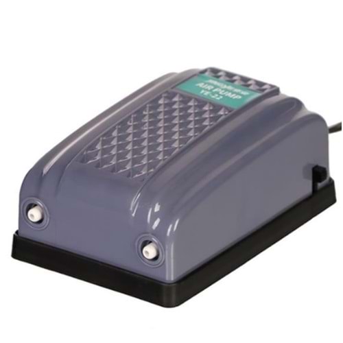 Jingye Çift Çıkışlı Akvaryum Hava Motoru Gri 5W, 2x4L/Min