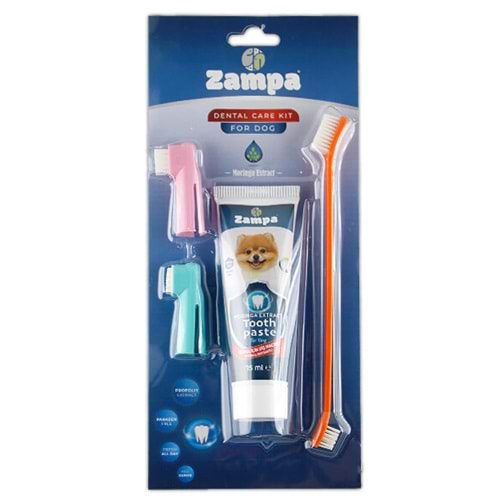 Zampa Köpekler İçin Diş Fırçalama Seti 22cm - 70gr