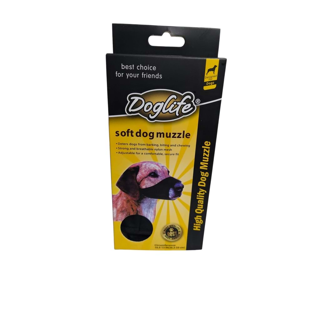 DOGLİFE KÖPEKLER İÇİN SOFT BEZ AĞIZLIK XXL