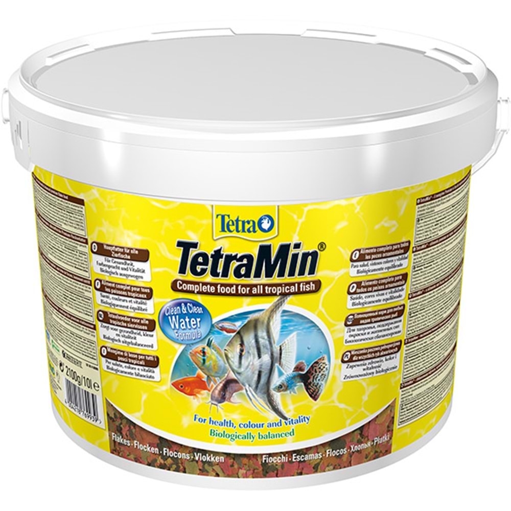Tetramin Flakes Kova Pul Balık Yemi 10 Lt