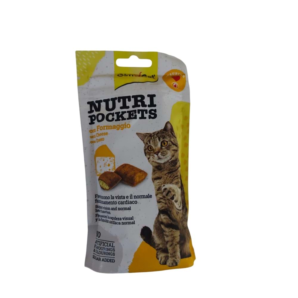 GİMCAT NUTRI POCKETS PEYNİR & TAURİN 60.GR