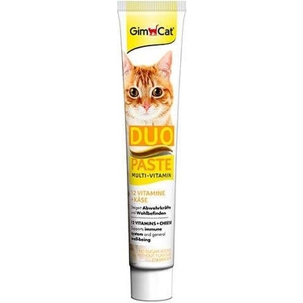 GimCat Duo Multivitamin & Peynir Malt Paste 50 gr