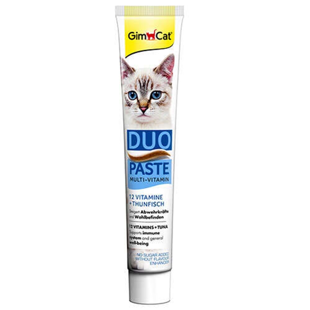 GimCat Duo Paste Multivitamin & Ton Balıklı Malt Paste 50 gr