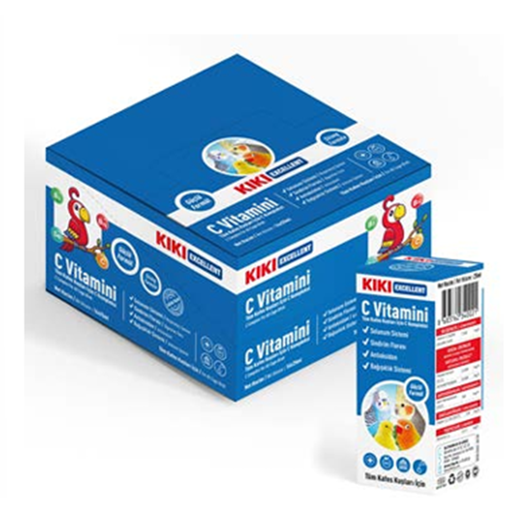Kiki Excellent Kuş C Vitamini 25 Ml