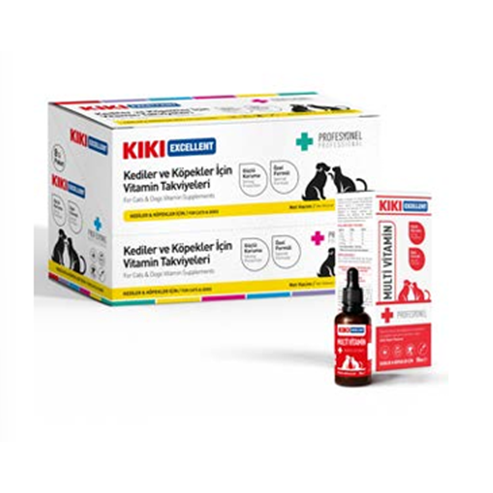 Kiki Excellent Kedi-Köpek Multivitamin Şurup 50 Ml