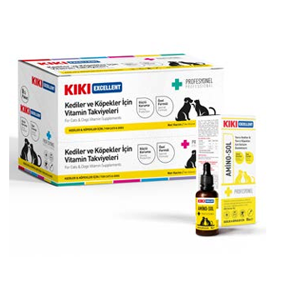 Kiki Excellent Yavru Kedi-Köpek Amino-Sol Şurup 50 Ml