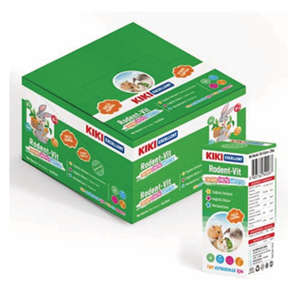Kiki Excellent Rodent-Vit Kemirgen Vitamini 25 Ml
