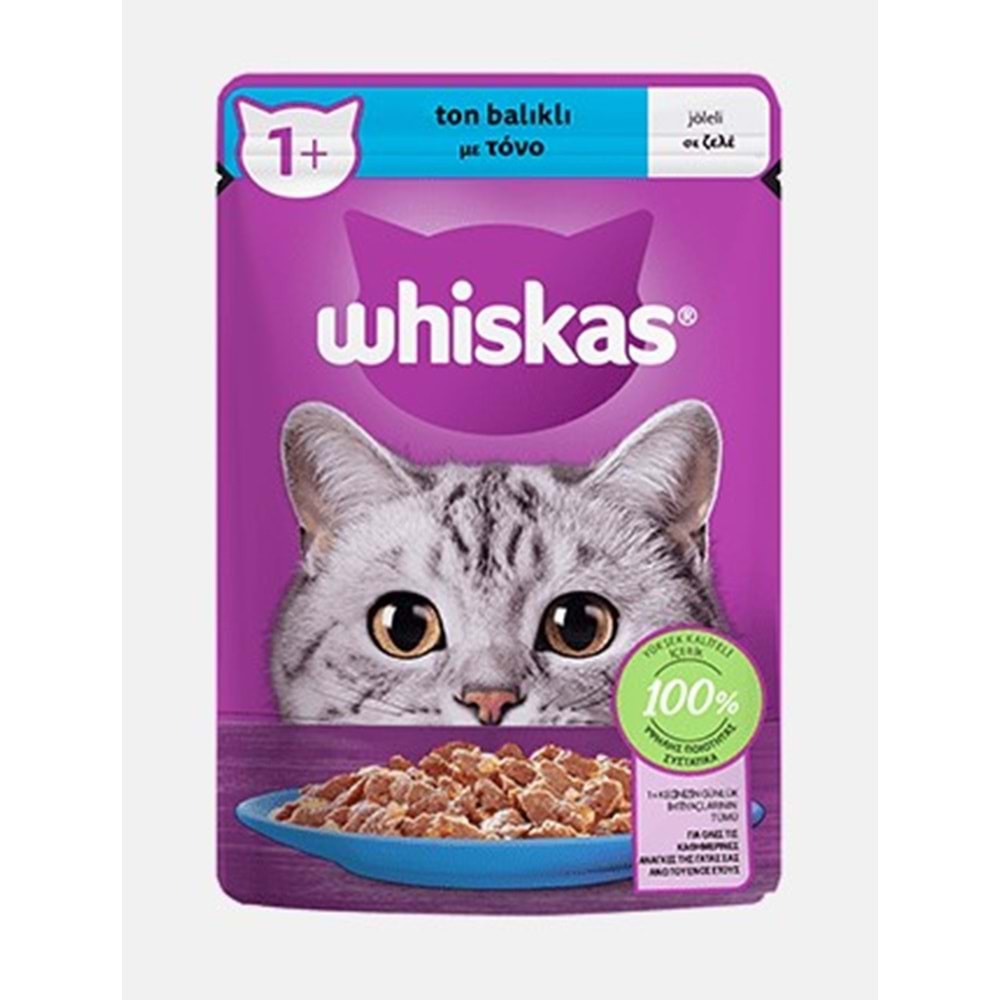 Whiskas Ton Balıklı Pouch Yaş Mama 85 Gr x 28 Adet