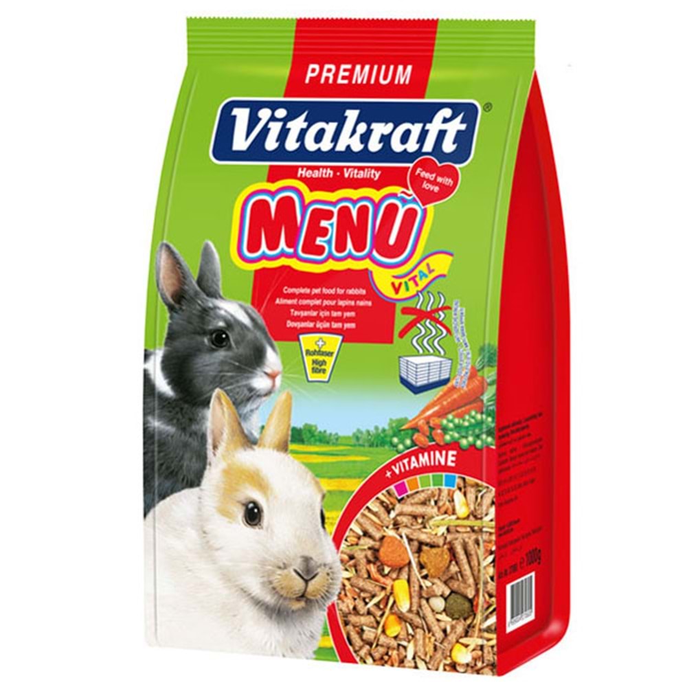 Vitakraft Menu Tavşan Yemi 1000 Gr 5li