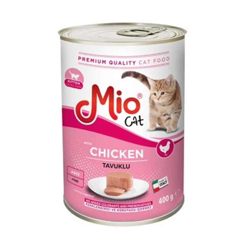 Mio Tavuklu Yavru Kedi Konservesi 400 gr 24lü