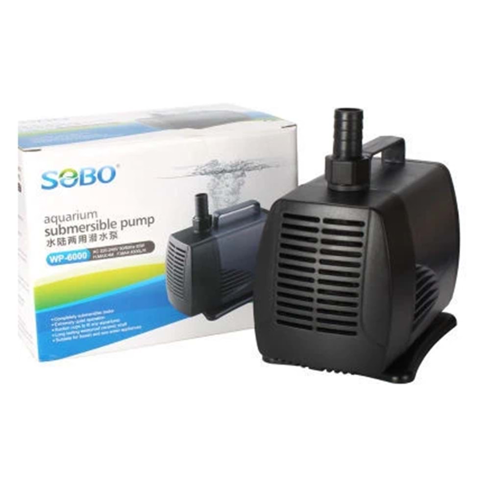 Sobo WP-6000 Akvaryum Kafa Motoru 85W 4000 Lt/h
