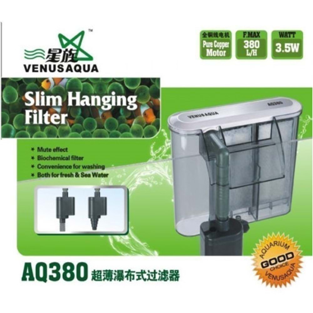 AQ-380 Venusaqua Şelale Filtre 380 Lt./H