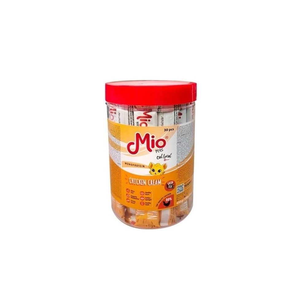 Mio Kedi Ödül Krema Tavuklu 15Gr x 30