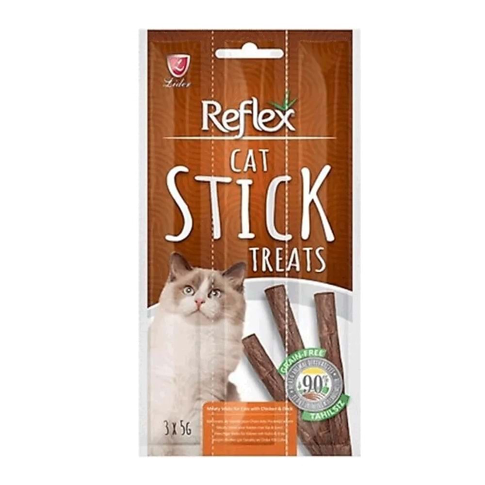 Reflex Kedi Ödül Sticks Tavuk ve Ördekli 3x5 Gr