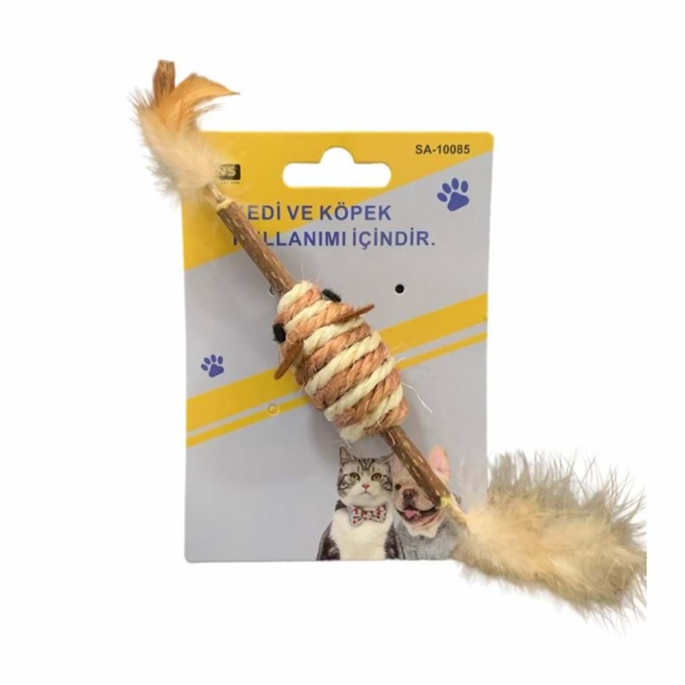 Cans Matatabi Hasır Fare Oyuncak 12 cm