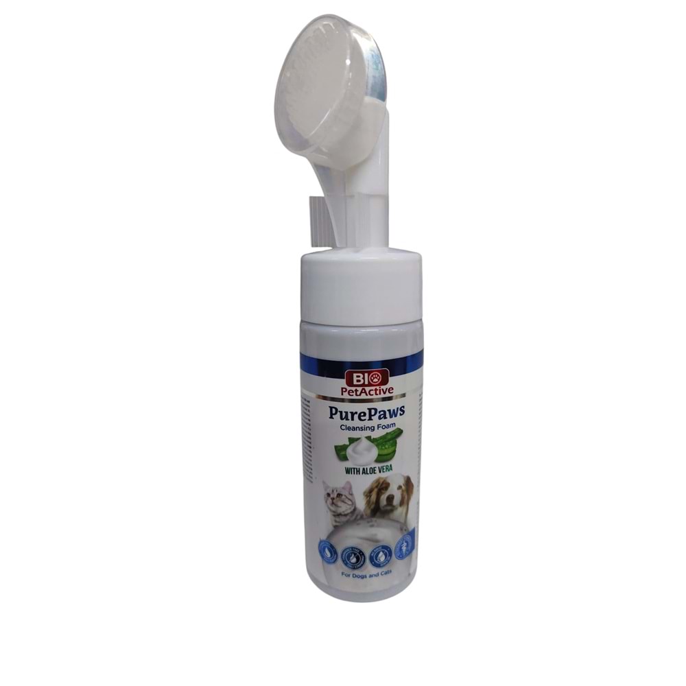 Bio Pet Active Pure Paws Kedi ve Köpek Pati Bakım Köpüğü 150 ML