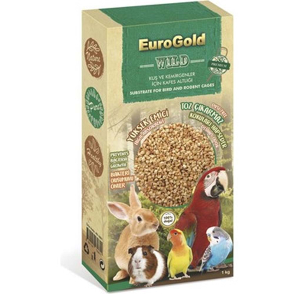 EuroGold Kuş ve Kemirgen Kafes Altlığı 1 Kg