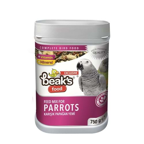 Beaks Exclusive Papağan Yemi 750 Gr
