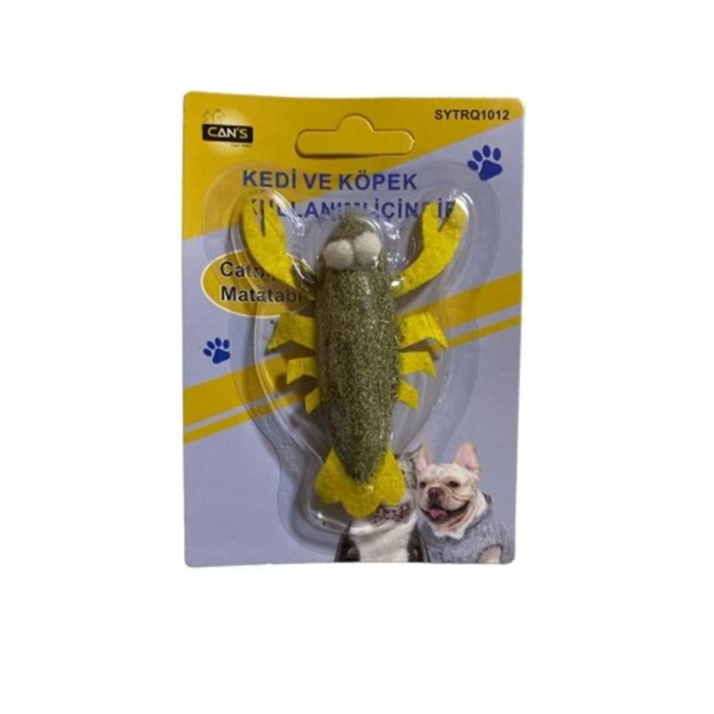 Cans Catnip & Matatabi Istakoz Oyuncak 10 x 7 cm