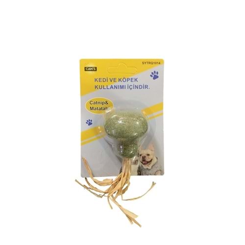 Cans Catnip & Matatabi Mantar Oyuncak 13 x 5.5 cm