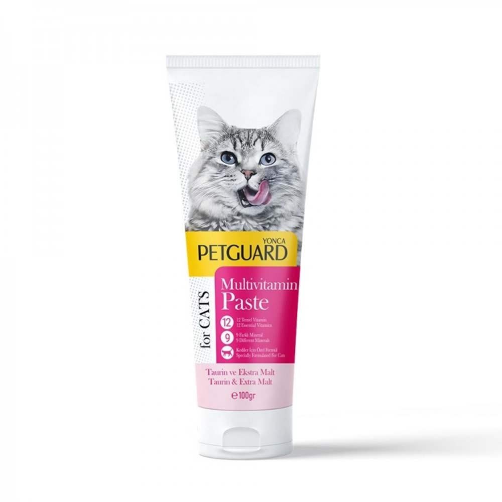 Petguard Kedi Multivitamin Pasta 100 gr